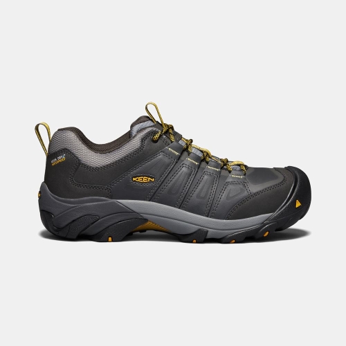 Chaussures Keen Soldes | Chaussures de Travail Keen Boulder Waterproof Steel Toe Homme Noir (FRI503419)